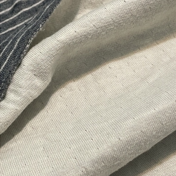 Madewell Shirt Men’ Sz XL Doubledown Henley Striped Gray Preppy Thermal Outdoors - Picture 7 of 7